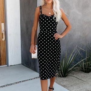 NWOT | Vici cutesy polka dot midi dress